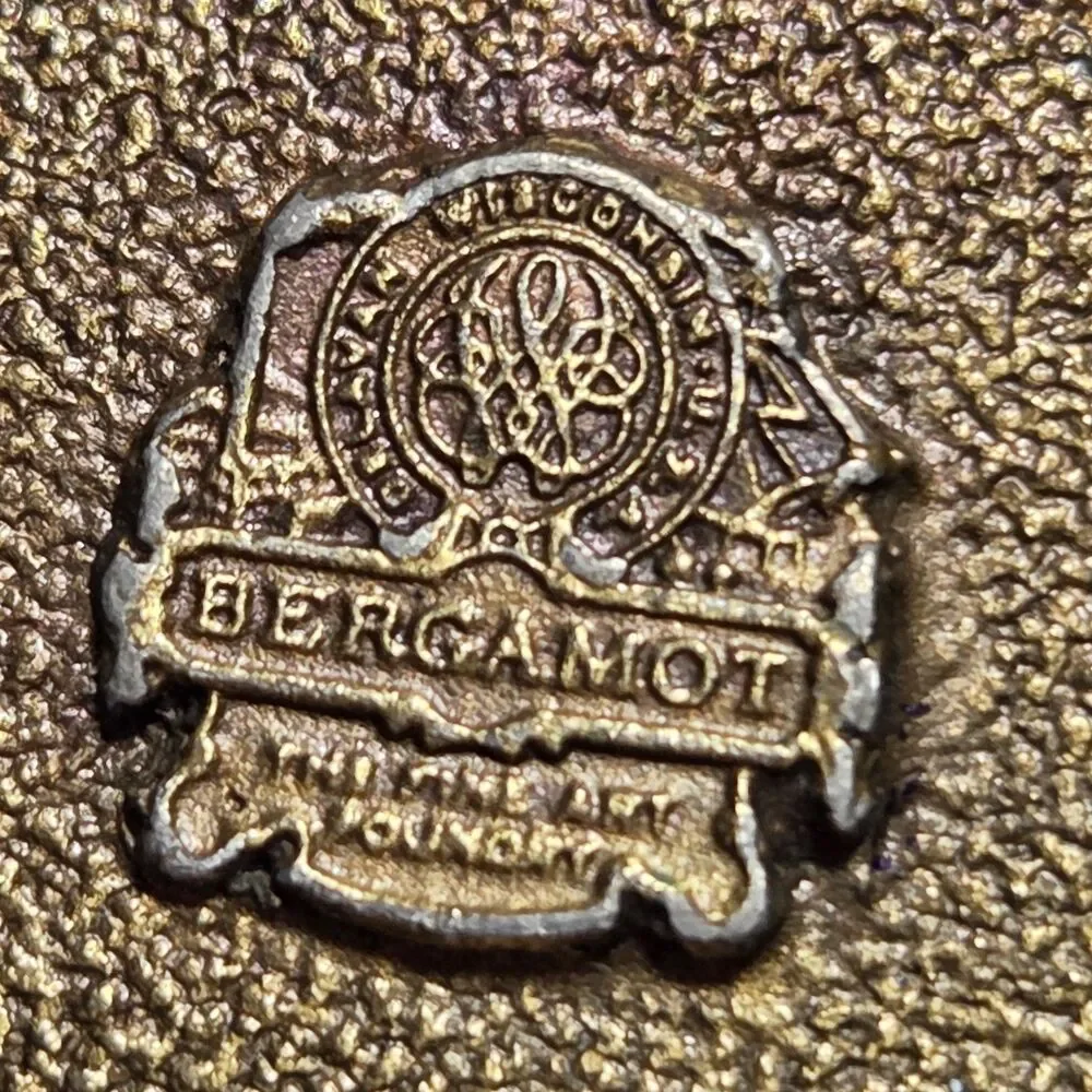 Vintage 1992 Bergamot Brass Works Chicago Skyline Souvenir Keychain Key Fob 3D